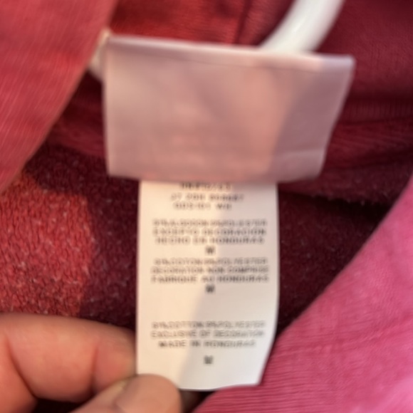 Medium Champion USA Field Hockey Hooded Sweatshirt, Pink, Vintage Look - Picture 6 of 7